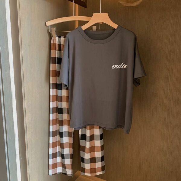 新品　韓国　パジャマ　ルームウェア　服　部屋着　セール　半袖