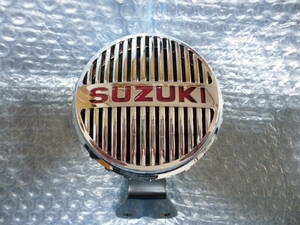 * редкий новый товар * не использовался работа OK! Vintage старый машина Suzuki Logo ласты звуковой сигнал GT750*GT380*550*250*RG*GS*GSX др. *
