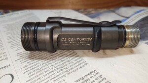 【中古】SUREFIRE C2-HA CENTURION 2セル6V純正ボディ 旧ロゴ センチュリオン シュアファイア 　(検 6P M2 