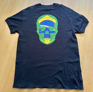 1円スタート！lucien pellat-finet Skull Black T-shirts L ルシアンペラフィネ スカル ブラック 半袖Tシャツ 極美品