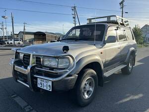 Vehicle inspectionincluded Toyota LandCruiser 80 VXリミテッド H1995 4WD GenuineウInch オプション多数 03201541