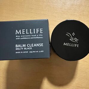 メリフ MELLIFE メルティブラック メイク落とし ブラックバーム 毛穴汚れ W洗顔不要 角栓 シリカ 酵素 無添加