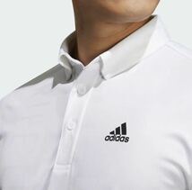 送料無料 新品 adidas エンボスプリント 半袖ボタンダウンシャツ 2XL_画像4
