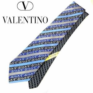 イタリア製 VALENTINO ヴァレンティノ ネクタイ 総柄 ハイブランド ロゴ