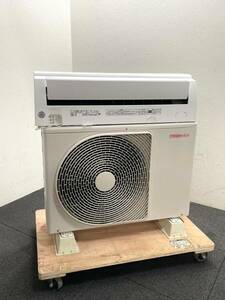 《231376-1》TOSHIBA 東芝 ルームエアコン RAS-2519T リモコン付き 2019年製【直接引き取り(東京都大田区)orヤマト家財便A＋B】