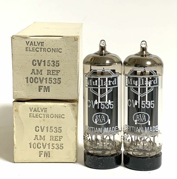 CV1535/EZ80/6V4......Mullard 同一ロット2本セット