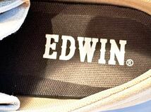 (送料無料)新品未使用品 EDWIN エドウィン メンズジュースローカット モカシン スウェード シューズ ☆カラー ベージュ☆サイズ27㎝_画像5