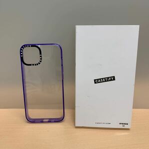 y050709m CASETiFY コンパクト iPhone 14 ケース [MIL規格準拠 (2x MIL-STD-810G)/1.2mからの落下テストをクリア] - パープル