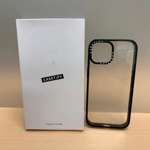 y050924m CASETiFY コンパクト iPhone 15 ケース [MIL規格準拠 (2x MIL-STD-810G) / 1.2mからの落下テストをクリア] - クリア ブラック