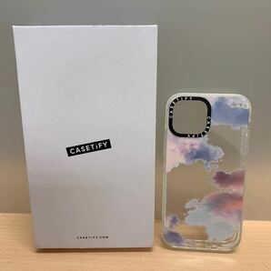 y051413m CASETiFY インパクトケース iPhone 13 mini - Clouds - クリア フロスト