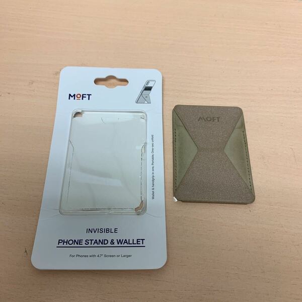 y053014m MOFT スマホスタンド Magsafe非対応 粘着シートタイプ iPhone ケース カバー スタンド 全機種対応 ビーチゴールド