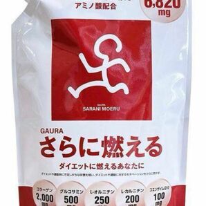 GAURA さらに燃える（1袋500g入り）クエン酸 コエンザイムQ10 配合飲料 レモン風味