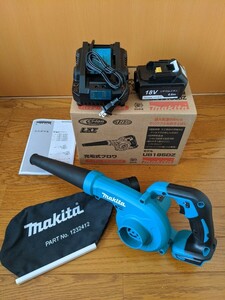  Makita rechargeable blower UB185DZ interchangeable battery charge large cleaning BBQ 6.0ah interchangeable charger 