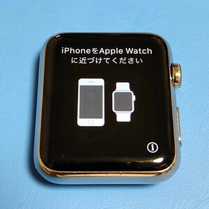 1 jpy start Apple watch 42mm stainless steel ( no. 1 generation )