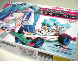 ne.......× Mini 4WD рейсинг Miku 2012 ver. drivesaschu-to специальный gdo Smile Company Tamiya Hatsune Miku 