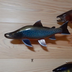 レプリカ　Dolly Varden trout　ドリーヴァーデン　３４ｃｍ　/　アラスカ　カムチャツカ　FLYFISHING