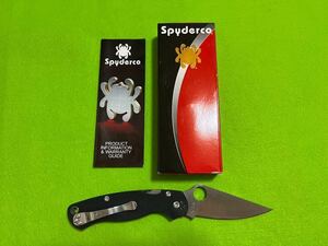 Spyderco スパイダルコ パラミリタリー2 (正規店購入品)・フォールディングナイフ アウトドア キャンプ サバイバル