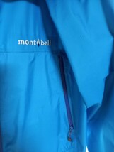 レインダンサー　mont-bell　防水ジャケット　GORE-TEX men's(L) ターコイズブルー 1128340　　　送料無料_画像8