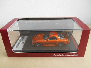 ★ignition model イグニッションモデル★1/64 Mazda マツダ RX-7 (FD3S) RE Amemiya 雨宮 Orange Metallic (メタリック オレンジ)★