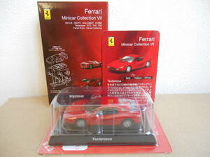 ★京商 1/64 フェラーリ テスタロッサ（赤色：レッド）Ferrari Testarossa（Red）★フェラーリ ミニカー コレクション 7★