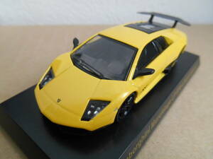 ★京商 1/64 ランボルギーニ ムルシエラゴ Lamborghini Murcielago LP670-4 SV Super Veloce スーパーベローチェ (イエロー)★カードなし★