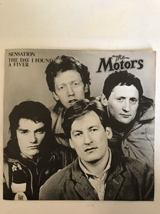 ■UKオリジ7■THE MOTORS-モーターズ/SENSATION b/w THE DAY I FOUND A FIVER 1978年 英VIRGIN ステッカー付！（パブ・ロック）