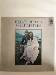 ■レアUKオリジ■CARPENTERS-カーペンターズ/CLOSE TO YOU 1970年 英A＆M コーテイング背絞りジャケ！