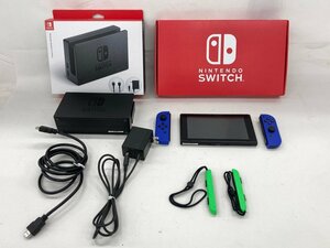 NINTTENDO SWITCH ニンテンドースイッチ 本体 HAC-001 / ドックセット HAC-007 2点セット 通電〇 初期化済み【CDBD8040】