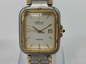 TECHNOS テクノス. 腕時計 Cortina TGP.SS 箱付き 不動品【CEAA7063】