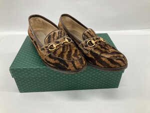 GUCCI グッチ ローファー ハラコ サイズ37 箱付き【CEAA7058】