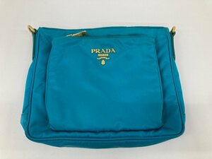 PRADA プラダ フロントポケット ショルダーバッグ ジャンク品【CEAB7083】