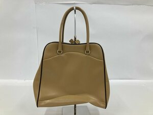 PRADA プラダ がま口 レザー ハンドバッグ【CEAC7004】