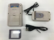 Nintendo　任天堂　GAMEBOY　ゲームボーイ　本体　電源コード付き　カセット付き　SDガンダム外伝ラクロアンヒーローズ【CEAJ7023】_画像2