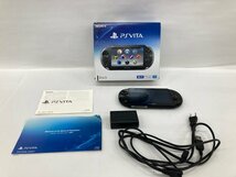 SONY　ソニー　PSVITA　ゲーム　本体　PCH-2000/ZA11　ブラックカラー　箱付き　付属品付き【CEAJ7033】_画像1