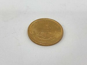 K22 south Africa also peace country Crew Galland gold coin 1/10oz 1984 gross weight 3.3g[CEAH6077]