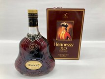 Hennessy　ヘネシー　XO　コニャック　金キャップ　クリアボトル　700ml　40％　箱付き　未開栓　国外酒【CEAN4003】_画像1