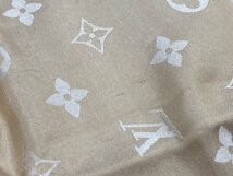 Louis Vuitton　ルイヴィトン　モノグラム　スカーフ　ショール　シルク【CEAN0009】_画像9