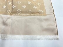 Louis Vuitton　ルイヴィトン　モノグラム　スカーフ　ショール　シルク【CEAN0009】_画像6