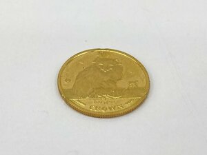 K24 Man island cat gold coin 1/10oz 1995 gross weight 3.1g[CEAH6046]