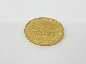 K24IG Canada Maple leaf gold coin 1/10oz 1995 gross weight 3.1g[CEAH6015]