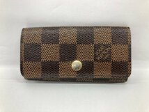 Louis Vuitton　ルイヴィトン　ダミエ　ミュルティクレ4　キーケース　N62631/CT3187　箱付き【CEAN4049】_画像1