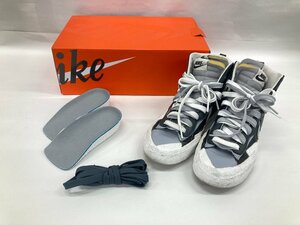 NIKE sacai x Nike Blazer mid sneakers BV0072-002 size 23.5cm[CEAN6023]