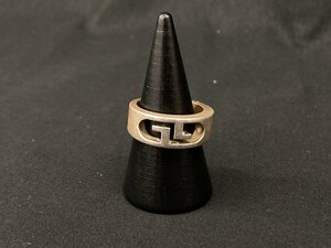 GUCCI Gucci 925 cut наружный кольцо 13 номер 8.9g[CEAP0024]