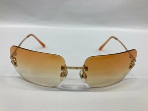 CHANEL Chanel here Mark rhinestone sunglasses 4017-D 62*17 120 case equipped [CEAQ4021]