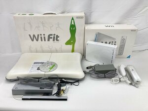 Nintendo 任天堂 Wii 本体 / Wii Fit おまとめ セット【CEAQ1007】
