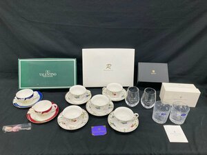 VALENTINO Valentino etc. tableware . summarize cup & saucer * glass 18 point [CEBB4007]