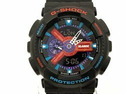 CASIO　カシオ　G-SHOCK　腕時計　GA-110　XLARGEコラボ　箱付き　稼働品【CEAD5014】