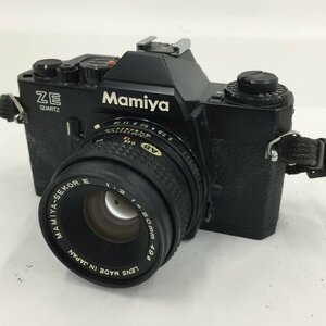 Mamiya マミヤ ZE QUARTS フィルムカメラ 一眼レフ / レンズ MAMIYA-SEKOR E 1:2 f＝50mm【CEAE2010】