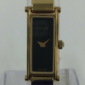 GUCCI グッチ 1500 レディース時計 GP/Qz 不動品 リューズ〇 箱あり【CEAD2028】