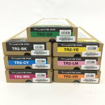 ローランドDC TrueVIS INK TR2‐MG / TR2‐CY / TR2‐LM / TR2‐BK / TR2‐YE / TR2‐GR / TR2‐OR 7点まとめ 未開封品【CEAQ0004】_画像2